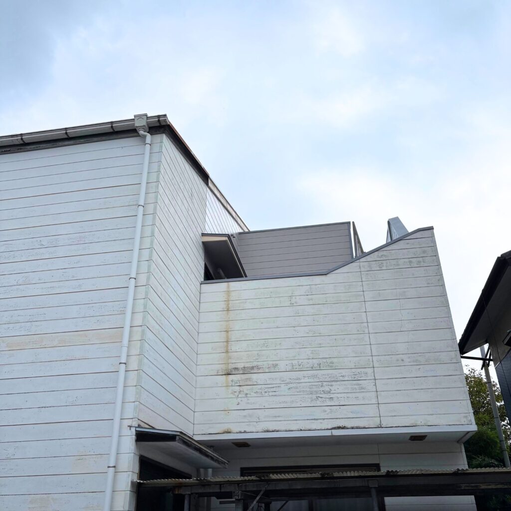 桜井の新しいグループホームのベランダ