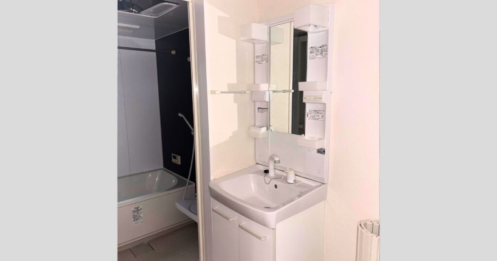 スミレの洗面台